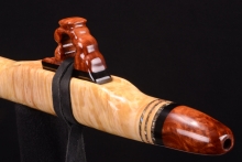 Boxelder Burl Native American Flute, Minor, Mid G-4, #G19G